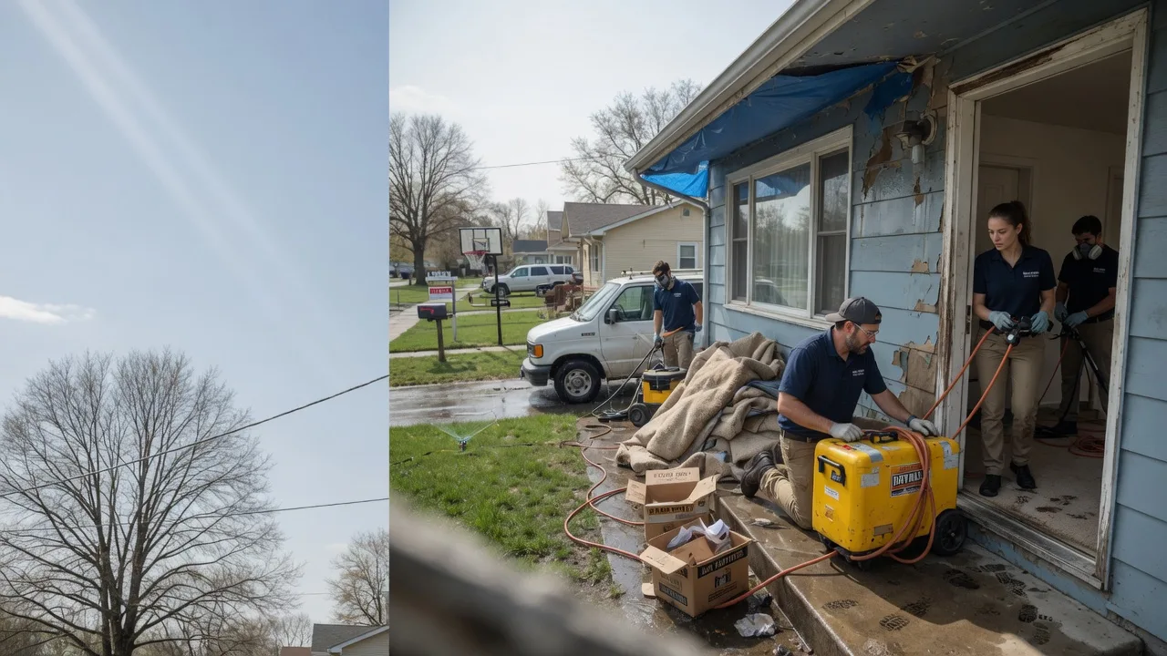 Basement Flood Cleanup in Tipton, KS near me